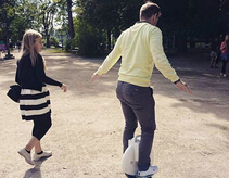 Es Airwheel auto-equilibrio inteligente scooter.