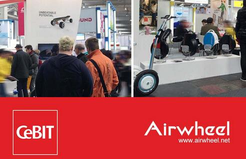 Airwheel new product release conference: wheeled robot makes its first appearance on CeBIT 2016